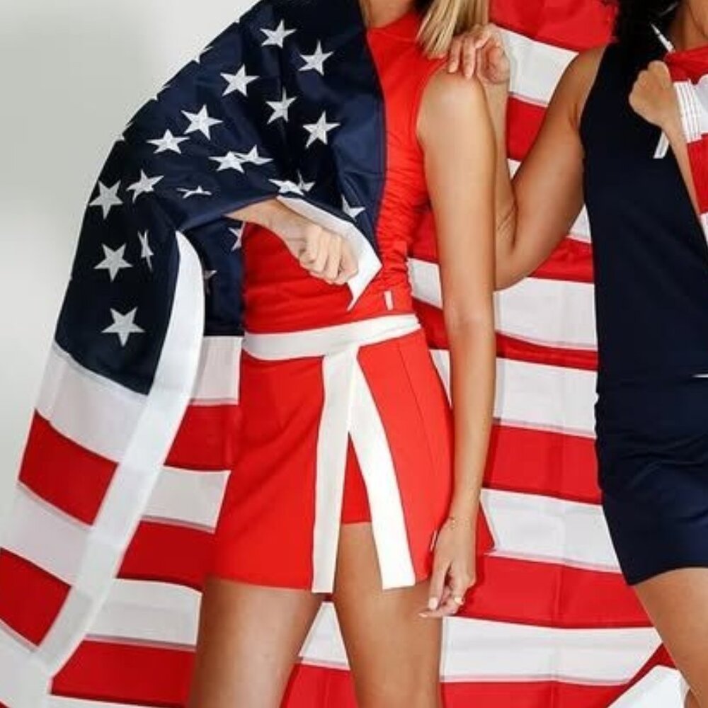 Beldrie Dash Split Skort - Strawberry - Size Smal… - image 2